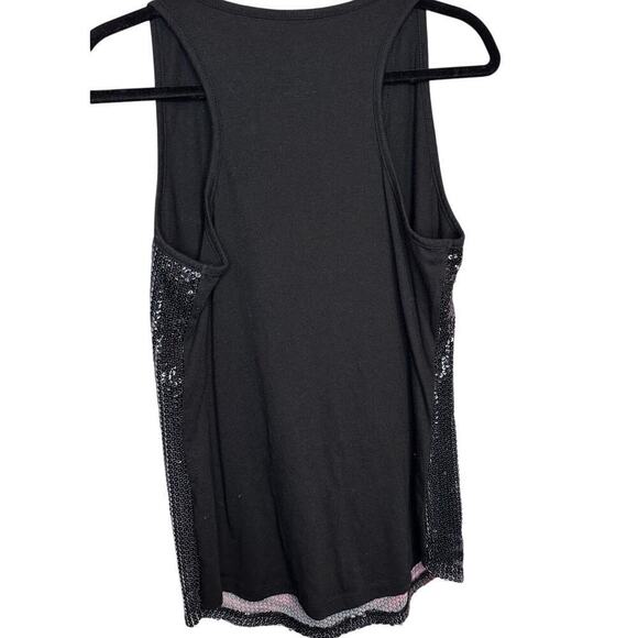 Disney Parks Sequin Tank Top Mickey Mouse Animal Print Pink Purple Size Large - Picture 5 of 6